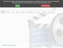 Tablet Screenshot of cinemateatroroma.com